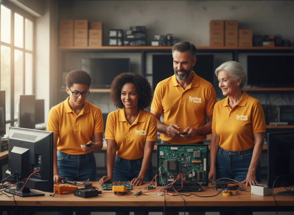 Spring TV Repair Team